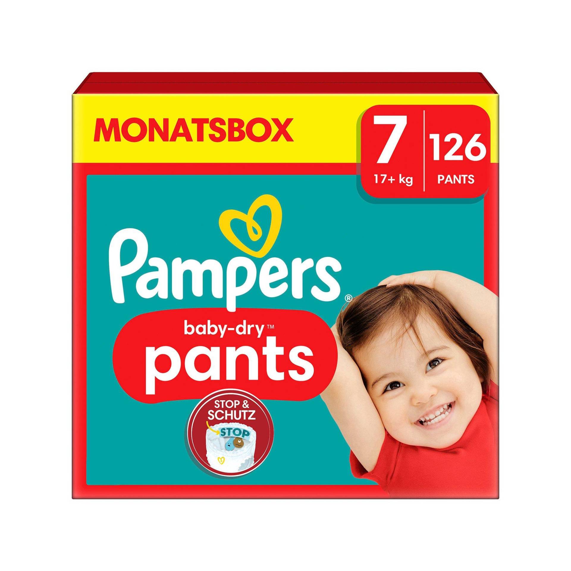 Baby-dry Pants Grösse 7, Monatsbox Damen  126STK von Pampers