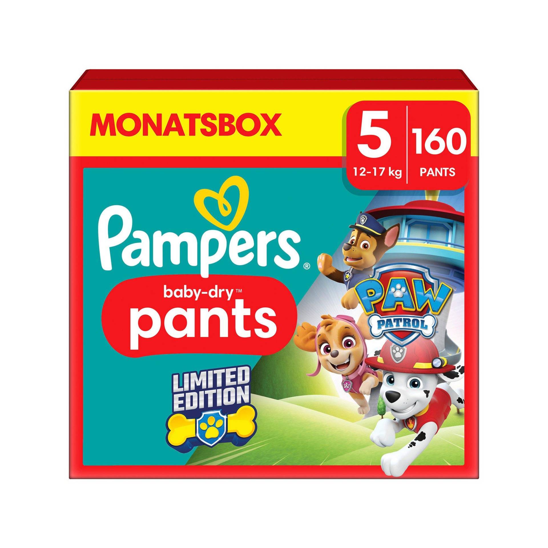 Baby-dry Pants Paw Patrol Limited Edition, Grösse 5 Damen  160STK von Pampers