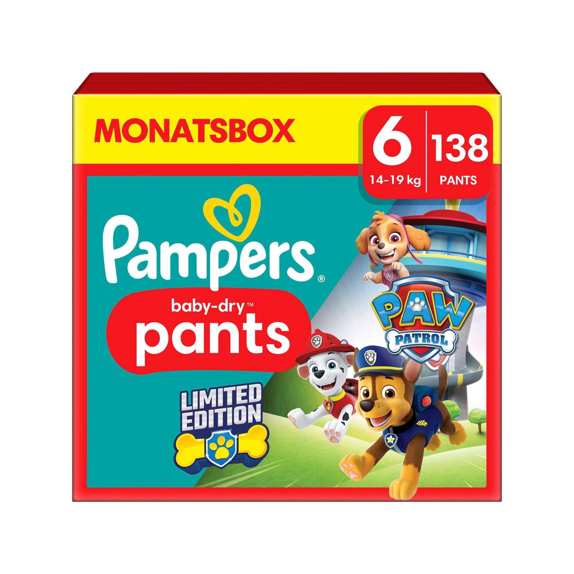 Baby-dry Pants Paw Patrol Limited Edition, Grösse 6 Damen  138STK von Pampers