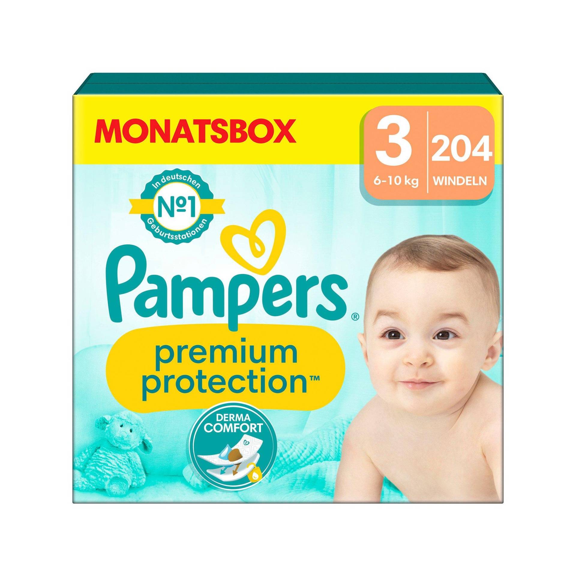 Premium Protection Grösse 3, Monatsbox Damen  204STK von Pampers