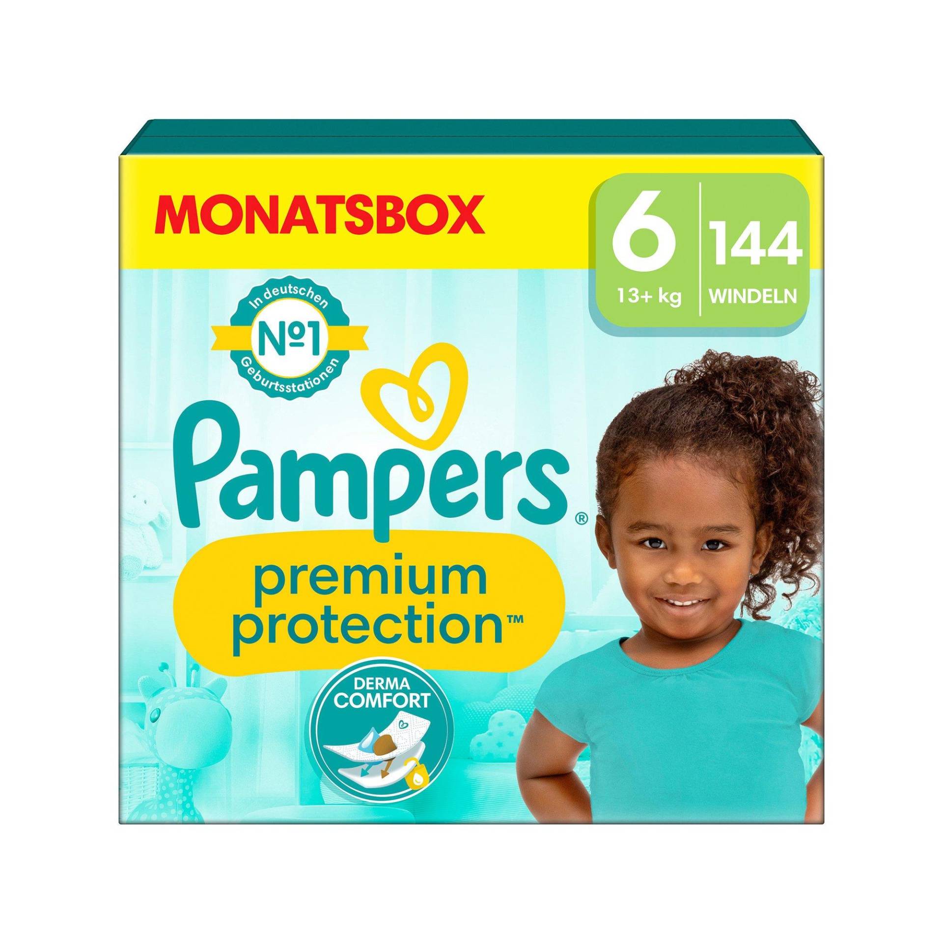Premium Protection Grösse 6, Monatsbox Damen  144STK von Pampers