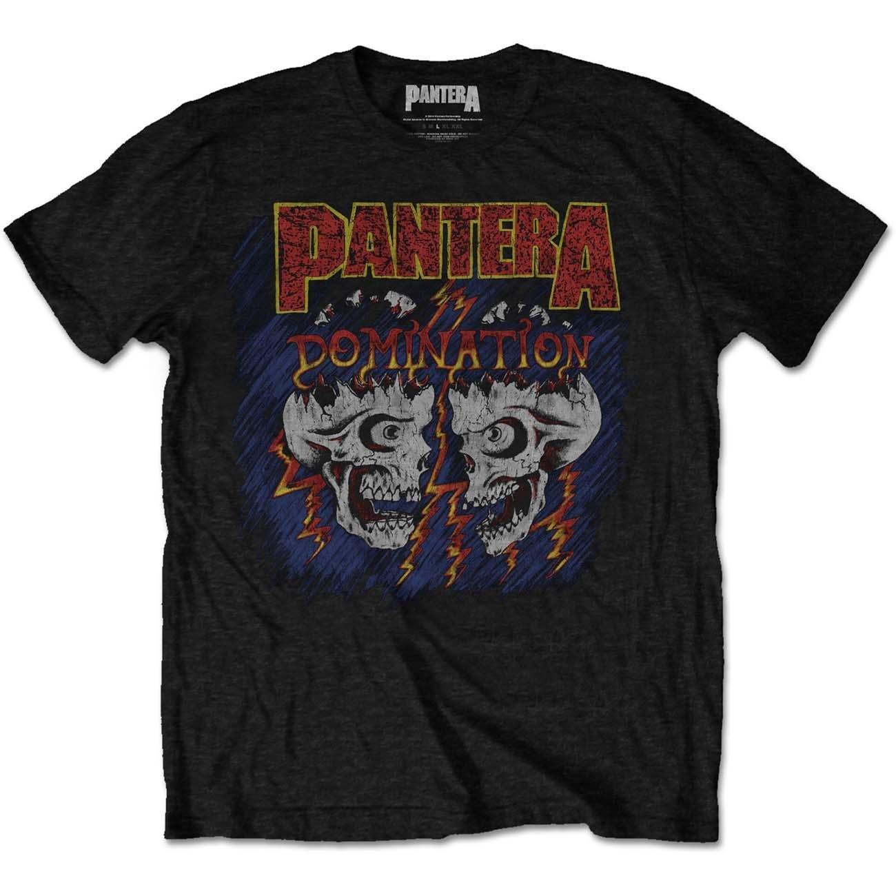 Domination Tshirt Herren Schwarz S von Pantera