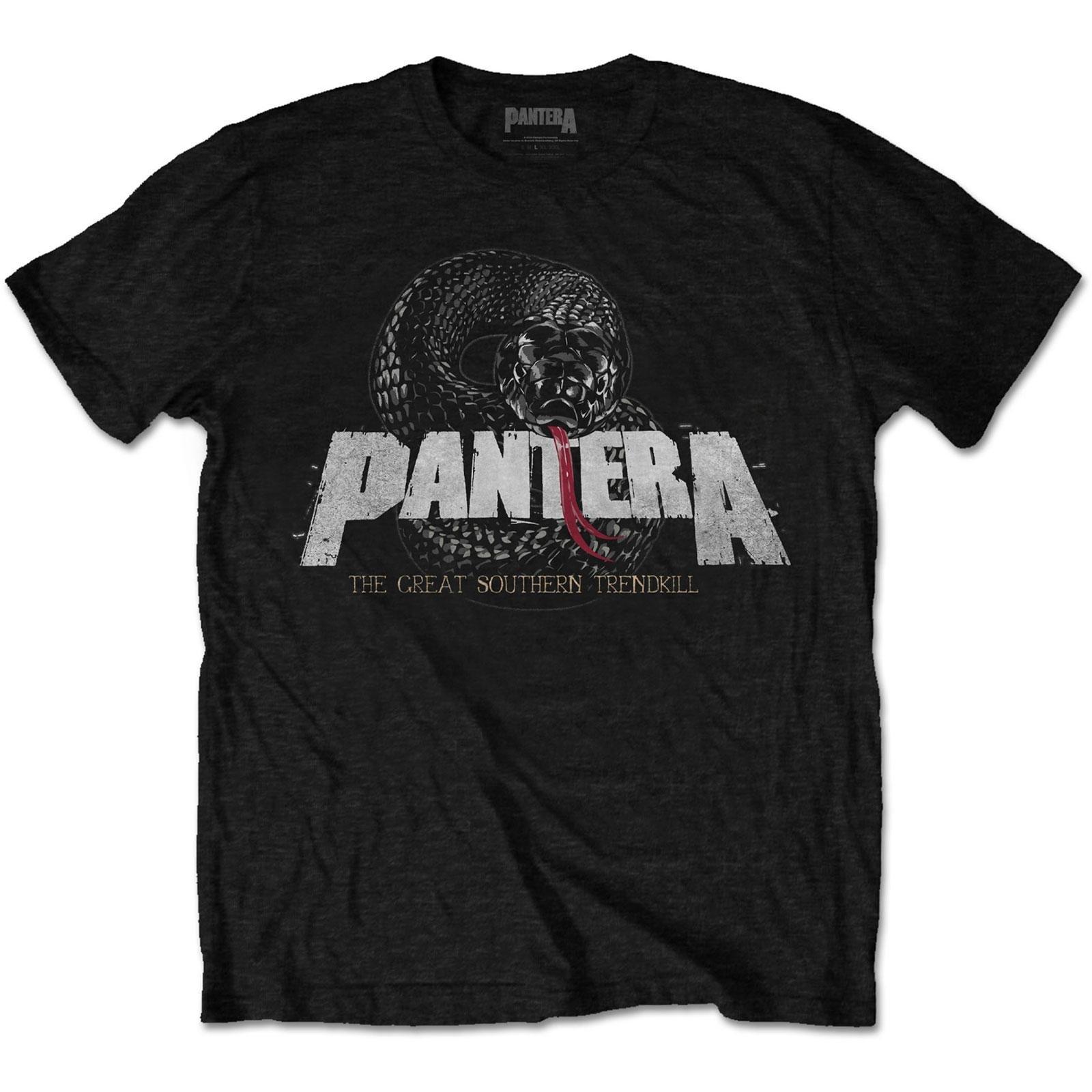 Tshirt Logo Damen Schwarz XXL von Pantera