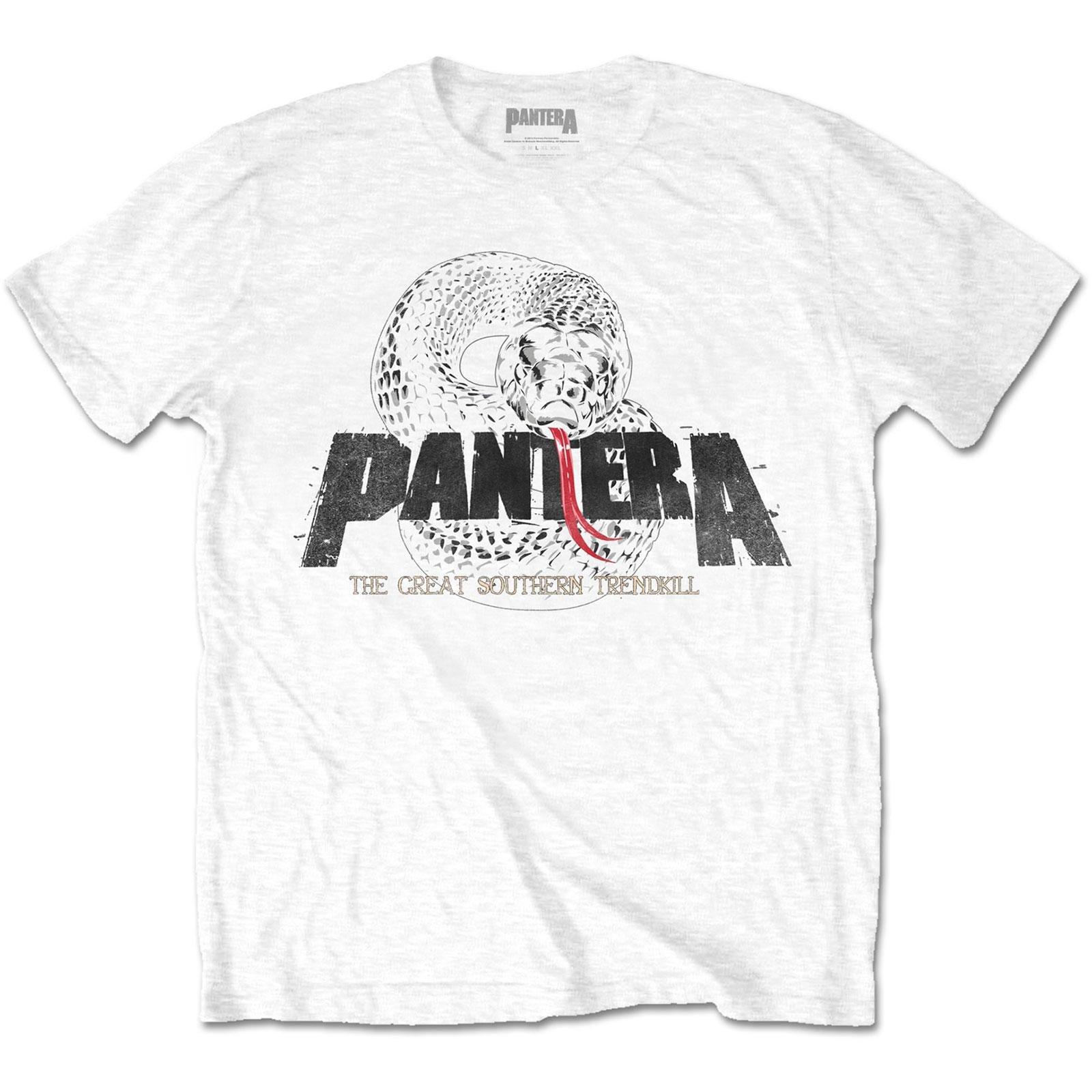 Tshirt Logo Damen Weiss L von Pantera