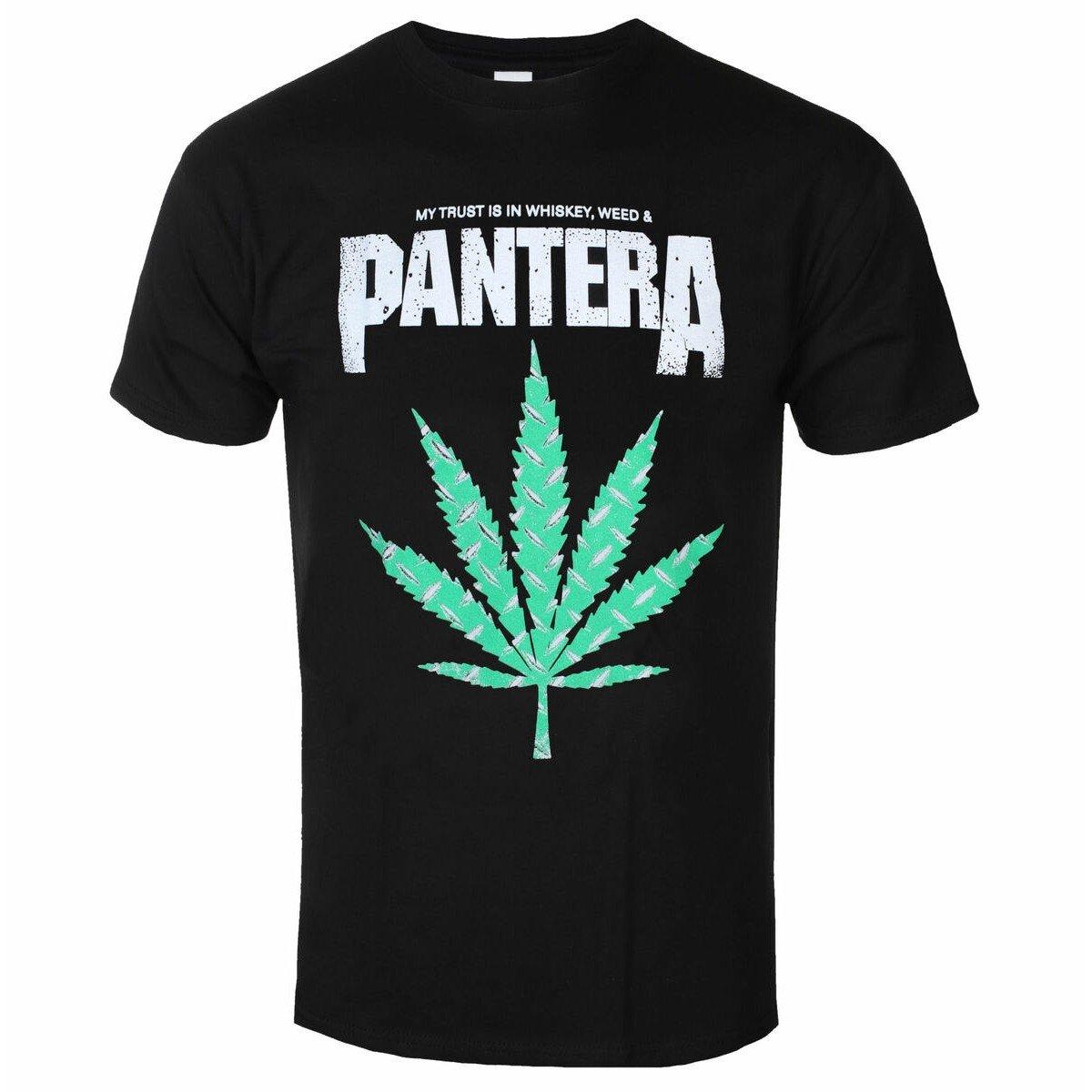 Whiskey 'n Weed Tshirt Damen Schwarz XL von Pantera