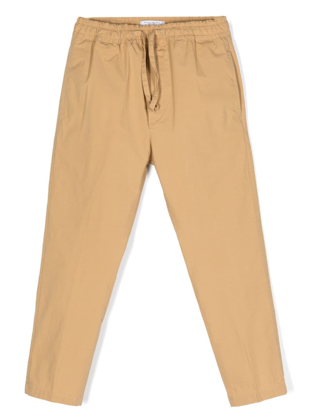 Paolo Pecora Kids drawstring-waistband trousers - Neutrals von Paolo Pecora Kids