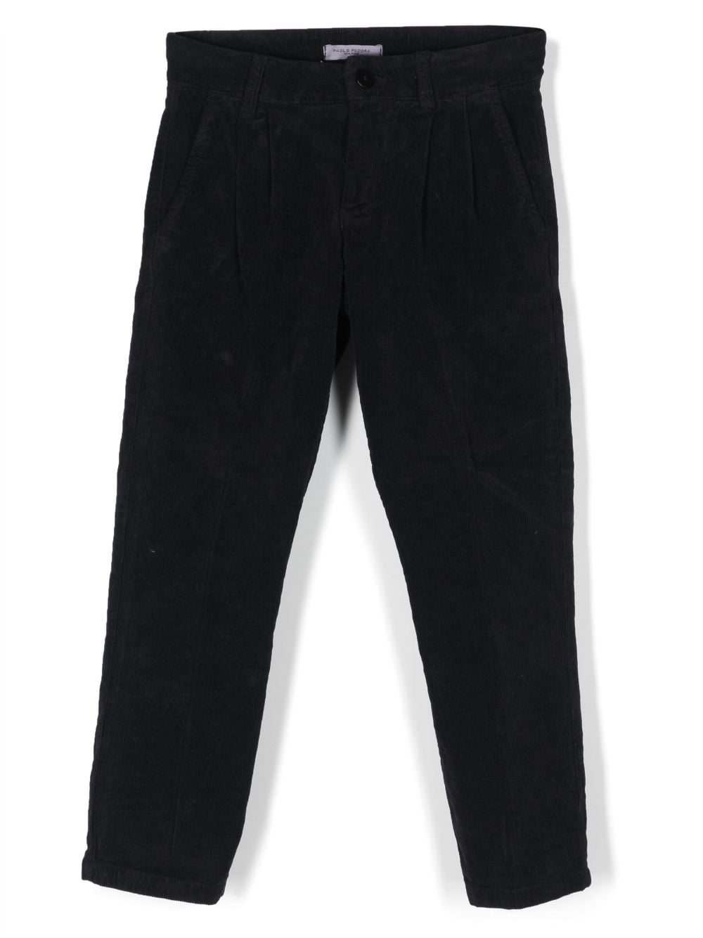 Paolo Pecora Kids elasticated-waistband corduroy trousers - Blue von Paolo Pecora Kids