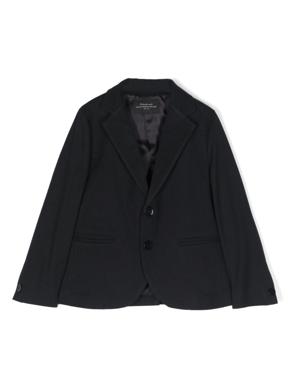 Paolo Pecora Kids notched-lapels single-breasted blazer - Blue von Paolo Pecora Kids