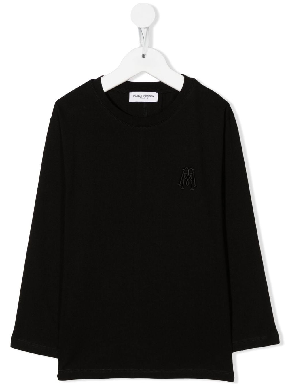 Paolo Pecora Kids solid-color long-sleeve T-shirt - Black von Paolo Pecora Kids