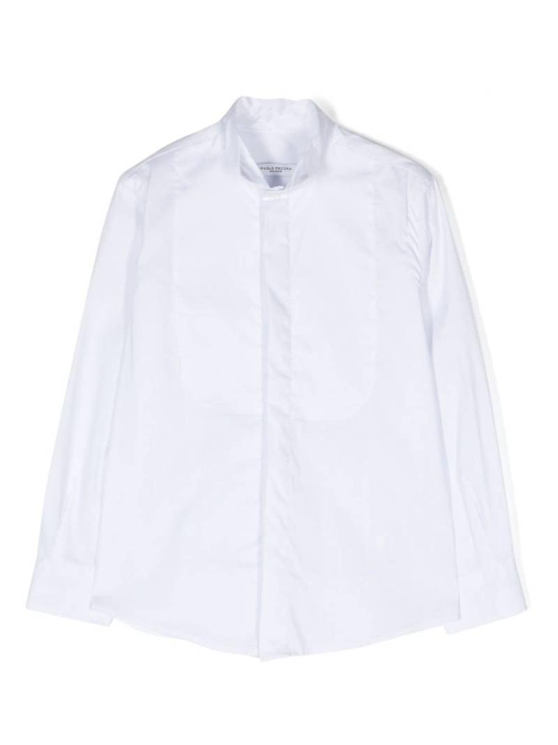 Paolo Pecora Kids wingtip-collar poplin shirt - White von Paolo Pecora Kids