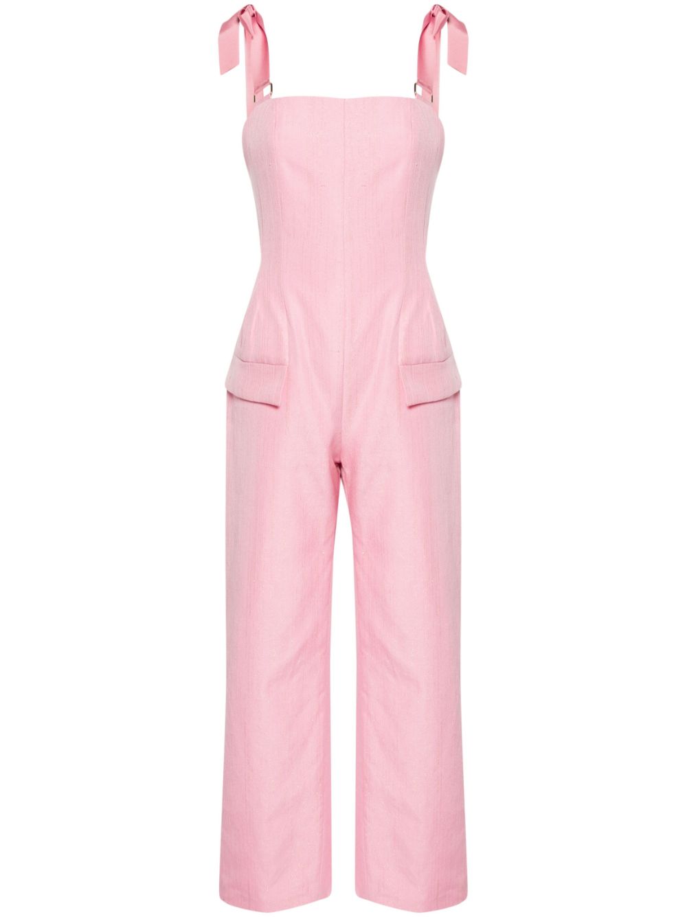 Papa Oppong Edy Petitole cotton-blend overalls - Pink von Papa Oppong