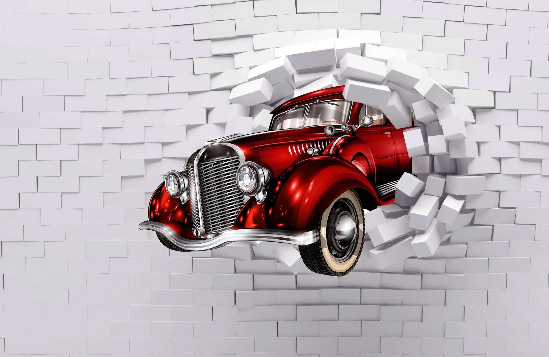 Papermoon Fototapete »3D ABSTRAKT DESIGN-VINTAGE OLDTIMER WANDDEKO XXL« Papermoon Fototapete »3D ABSTRAKT DESIGN-VINTAGE OLDTIMER WANDDEKO XXL« von Papermoon