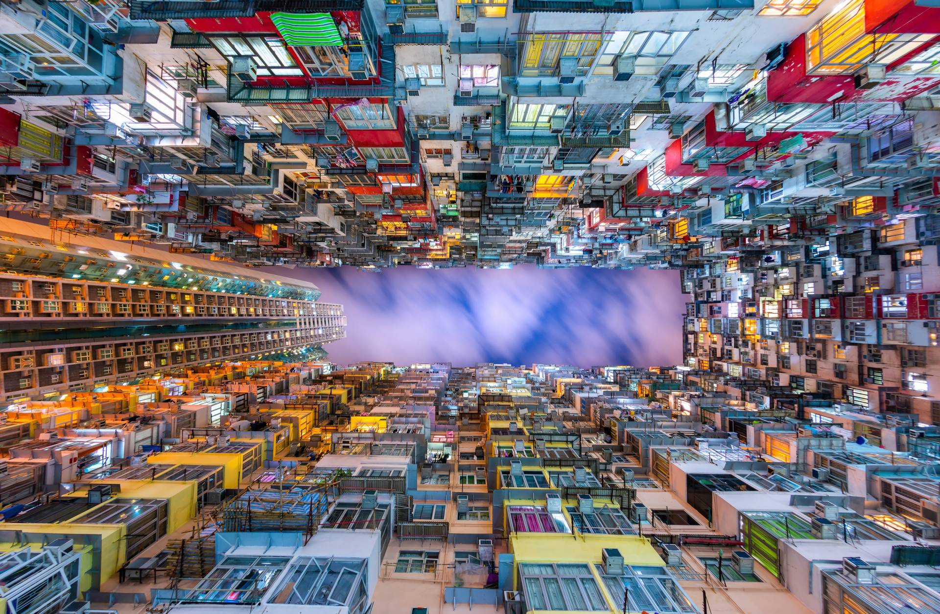 Papermoon Fototapete »ABSTRAKT DESIGN-CITY SKYLINE NEW YORK TOKIO LONDON XXL« von Papermoon
