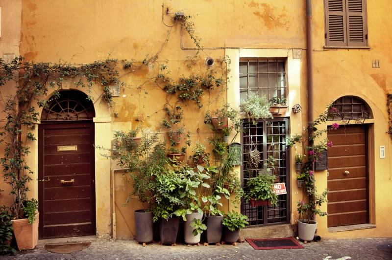 Papermoon Fototapete »ALTSTADT-GASSE IN ITALIEN« von Papermoon