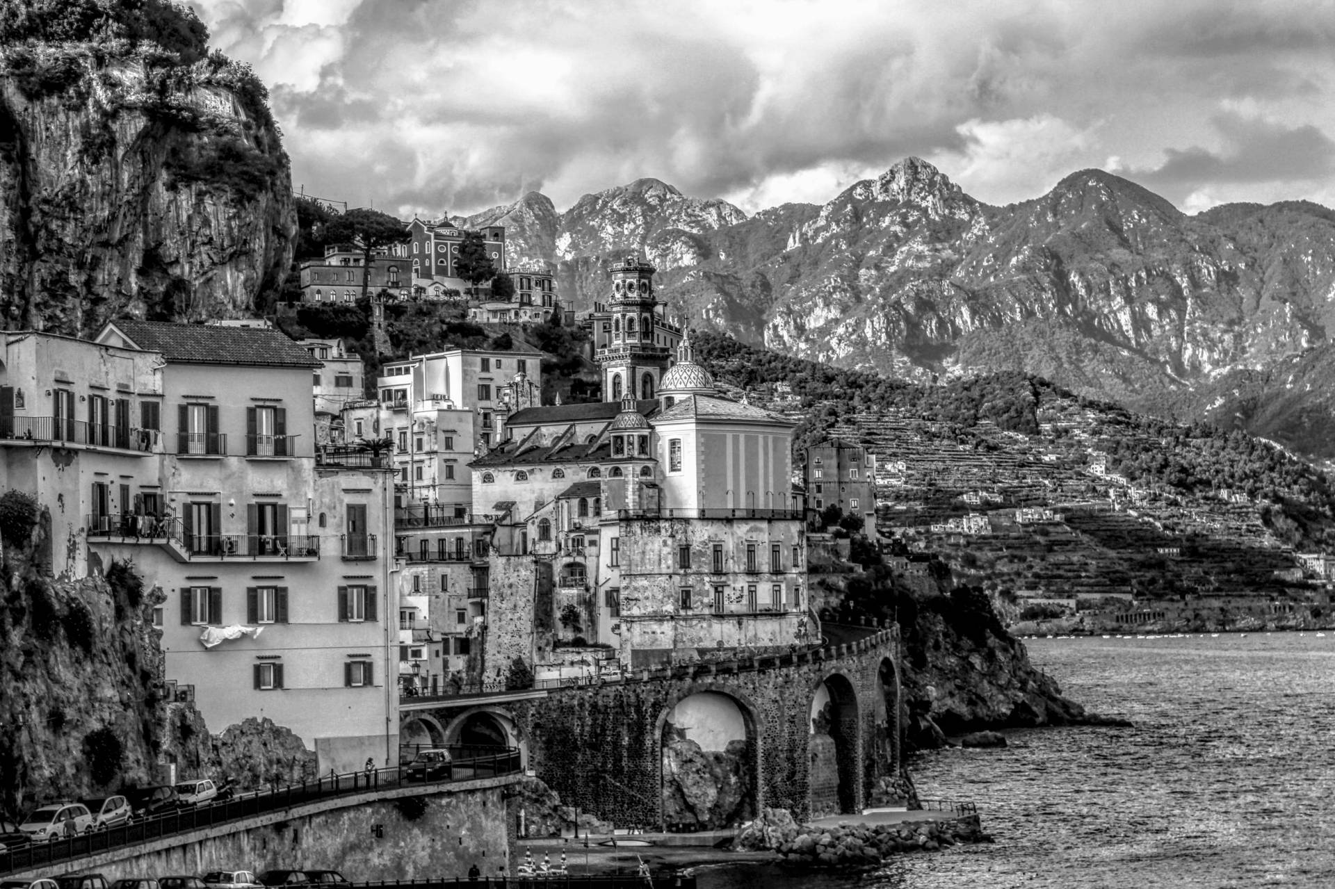 Papermoon Fototapete »ATRANI AMALFI-ITALIEN RETRO« Papermoon Fototapete »ATRANI AMALFI-ITALIEN RETRO« von Papermoon