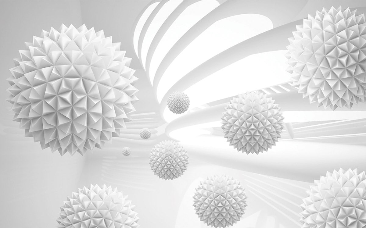 Papermoon Fototapete »Abstrakt 3D Effekt« von Papermoon