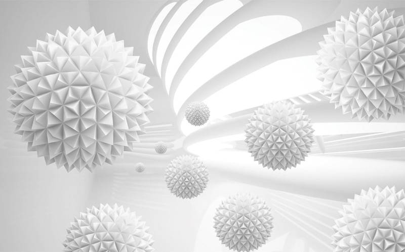 Papermoon Fototapete »Abstrakt 3D Effekt« von Papermoon