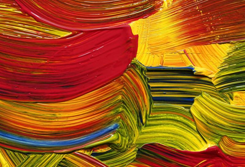 Papermoon Fototapete »Abstrakt Farben« von Papermoon