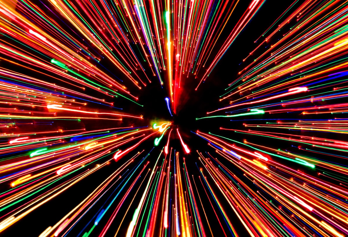 Papermoon Fototapete »Abstrakte streifende Lichter« Papermoon Fototapete »Abstrakte streifende Lichter« von Papermoon