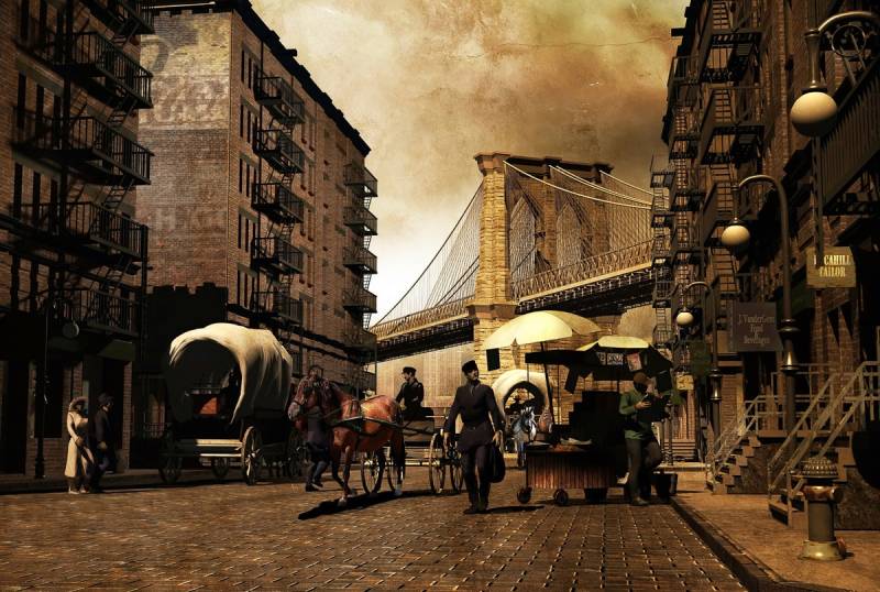 Papermoon Fototapete »Altes New York« von Papermoon
