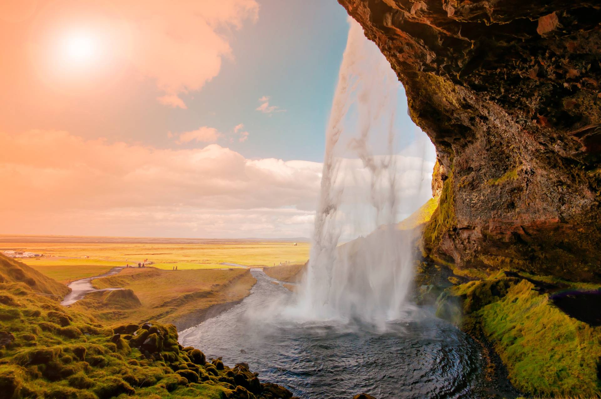 Papermoon Fototapete »Amazing Waterfall Iceland« Papermoon Fototapete »Amazing Waterfall Iceland« von Papermoon