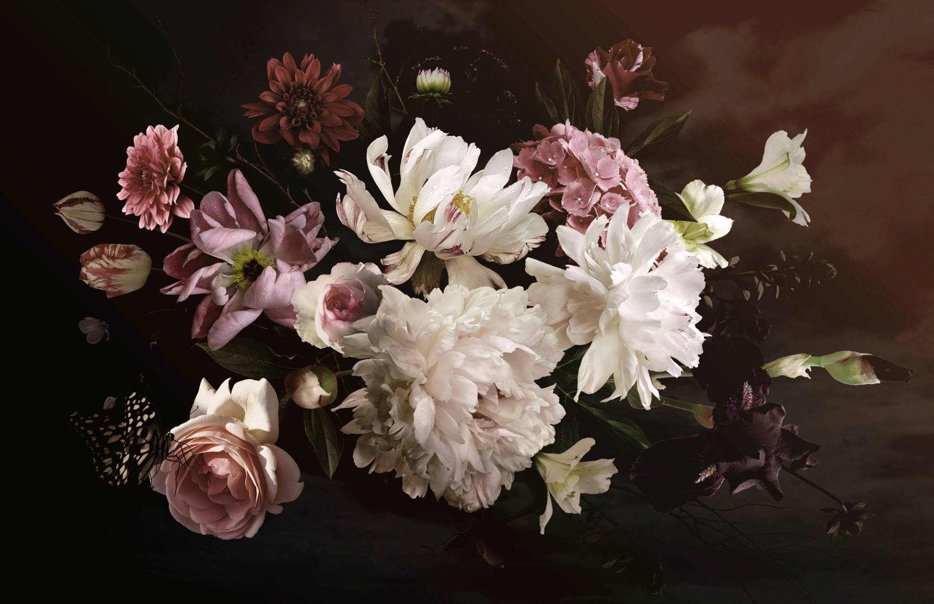 Papermoon Fototapete »BLUMEN ABSTRAKT-MUSTER DESIGN ROSEN BLUMEN DECOR RETRO« Papermoon Fototapete »BLUMEN ABSTRAKT-MUSTER DESIGN ROSEN BLUMEN DECOR RETRO« von Papermoon