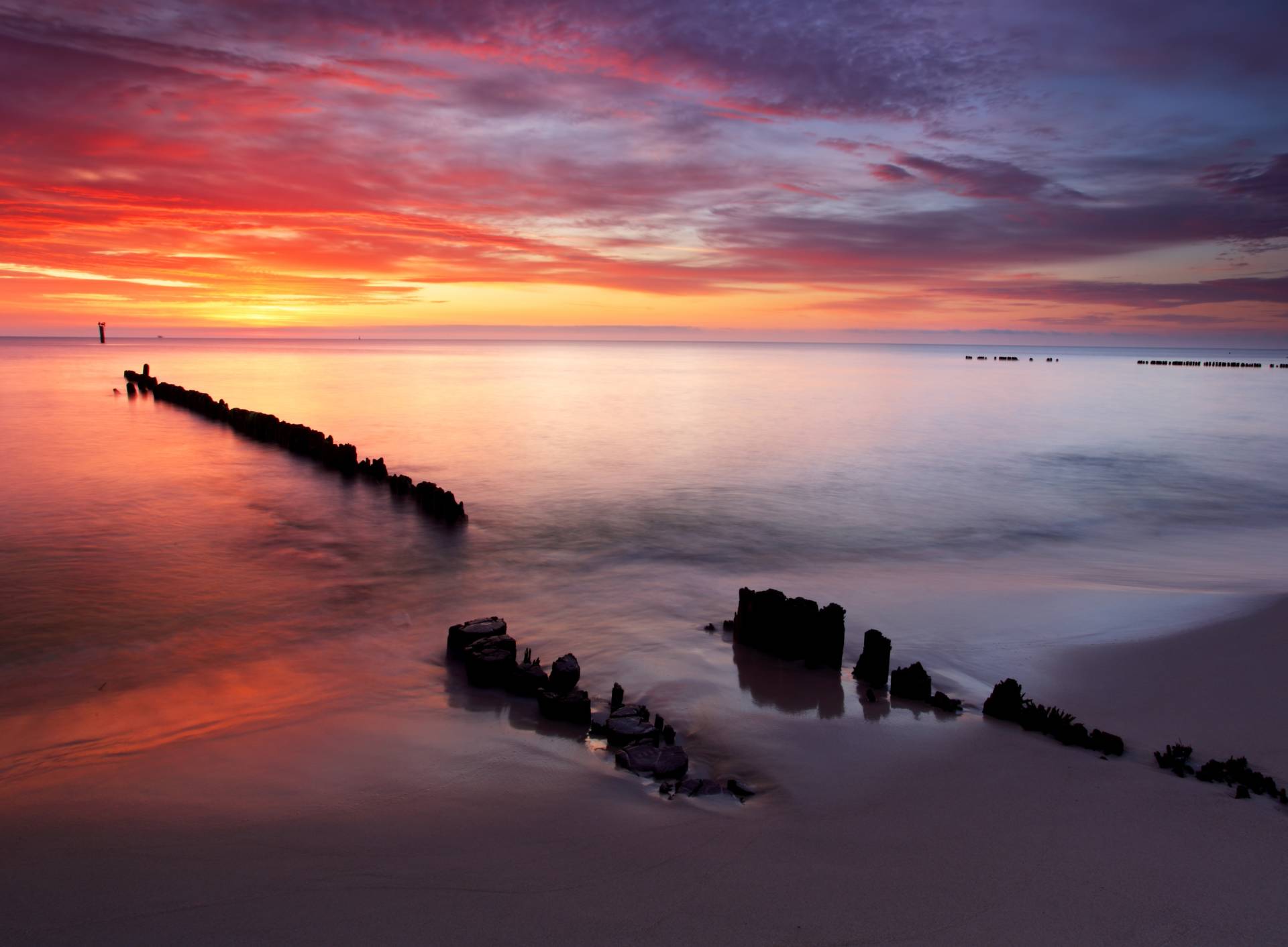Papermoon Fototapete »Baltic Sunrise« Papermoon Fototapete »Baltic Sunrise« von Papermoon