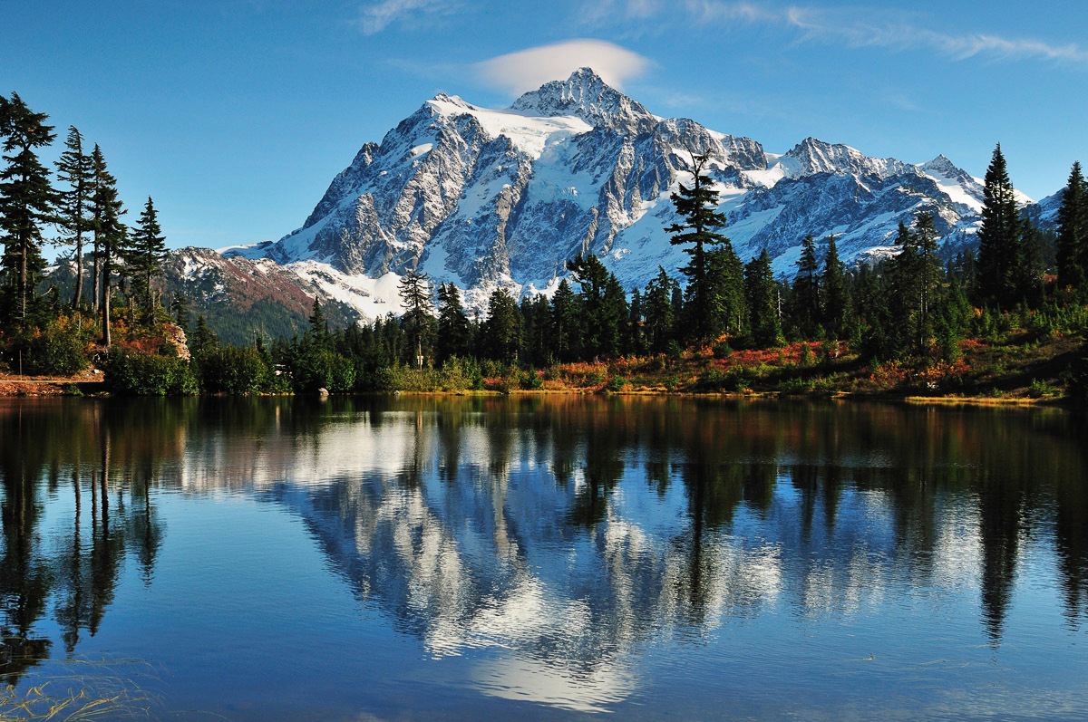Papermoon Fototapete »Berg Shuksan« Papermoon Fototapete »Berg Shuksan« von Papermoon