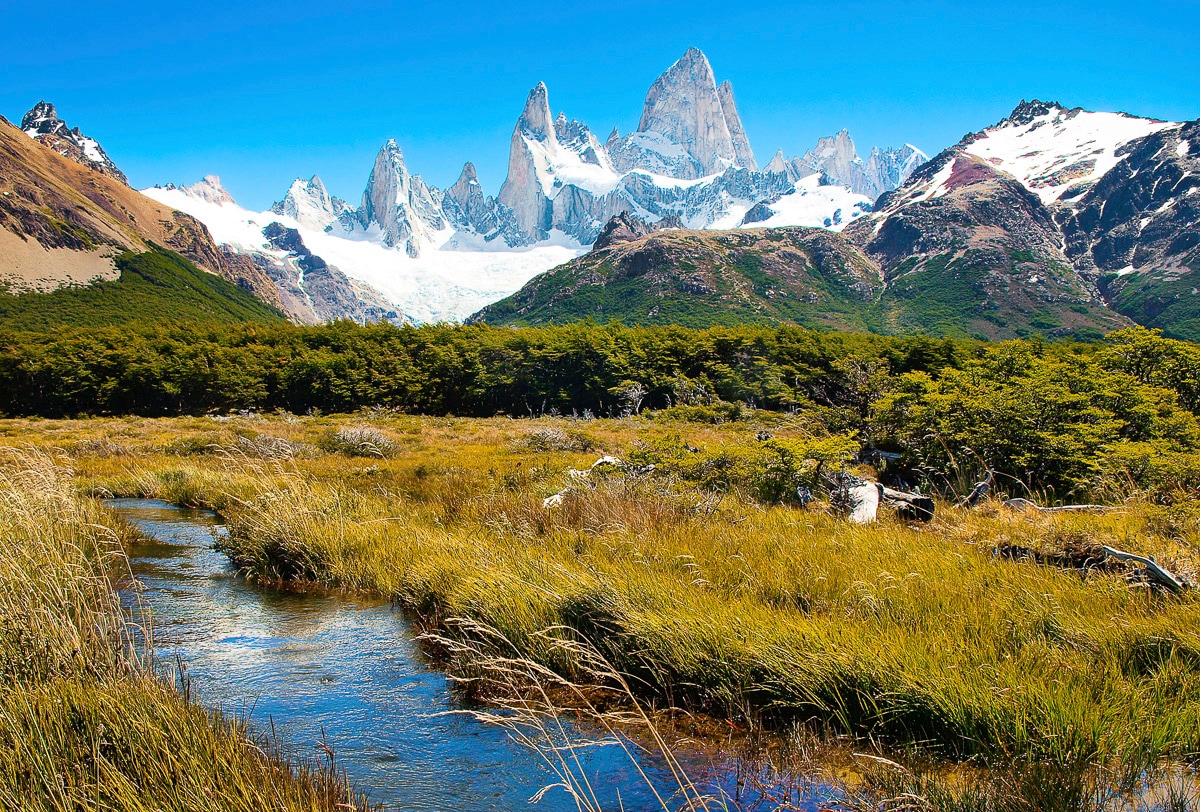 Papermoon Fototapete »Berge in Patagonien« von Papermoon