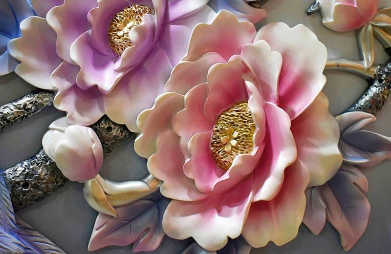 Papermoon Fototapete »Blumen« von Papermoon