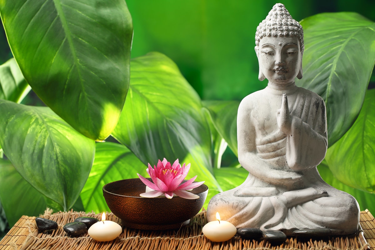 Papermoon Fototapete »Buddha in der Meditation« Papermoon Fototapete »Buddha in der Meditation« von Papermoon