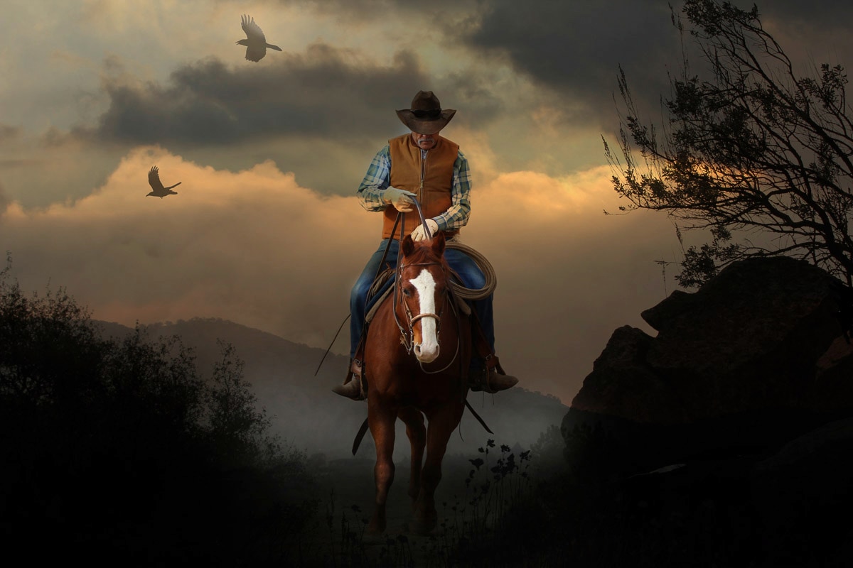Papermoon Fototapete »Cowboy« von Papermoon