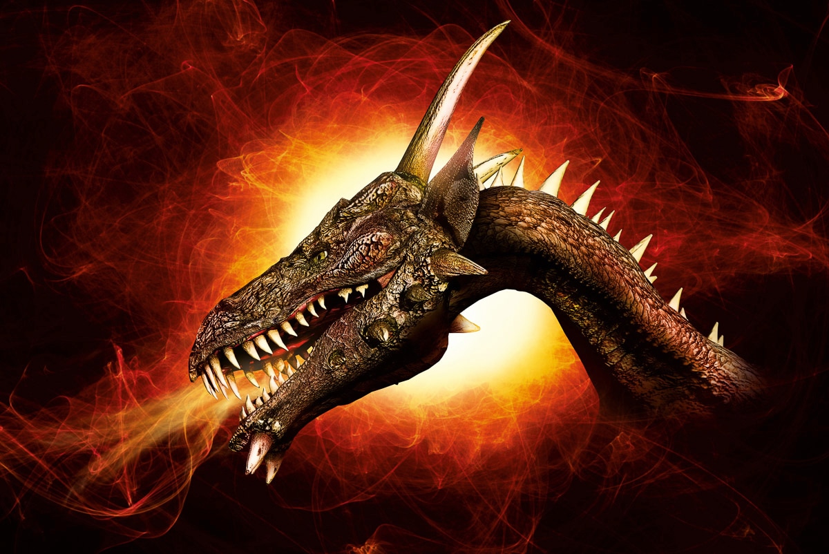 Papermoon Fototapete »Drache« von Papermoon