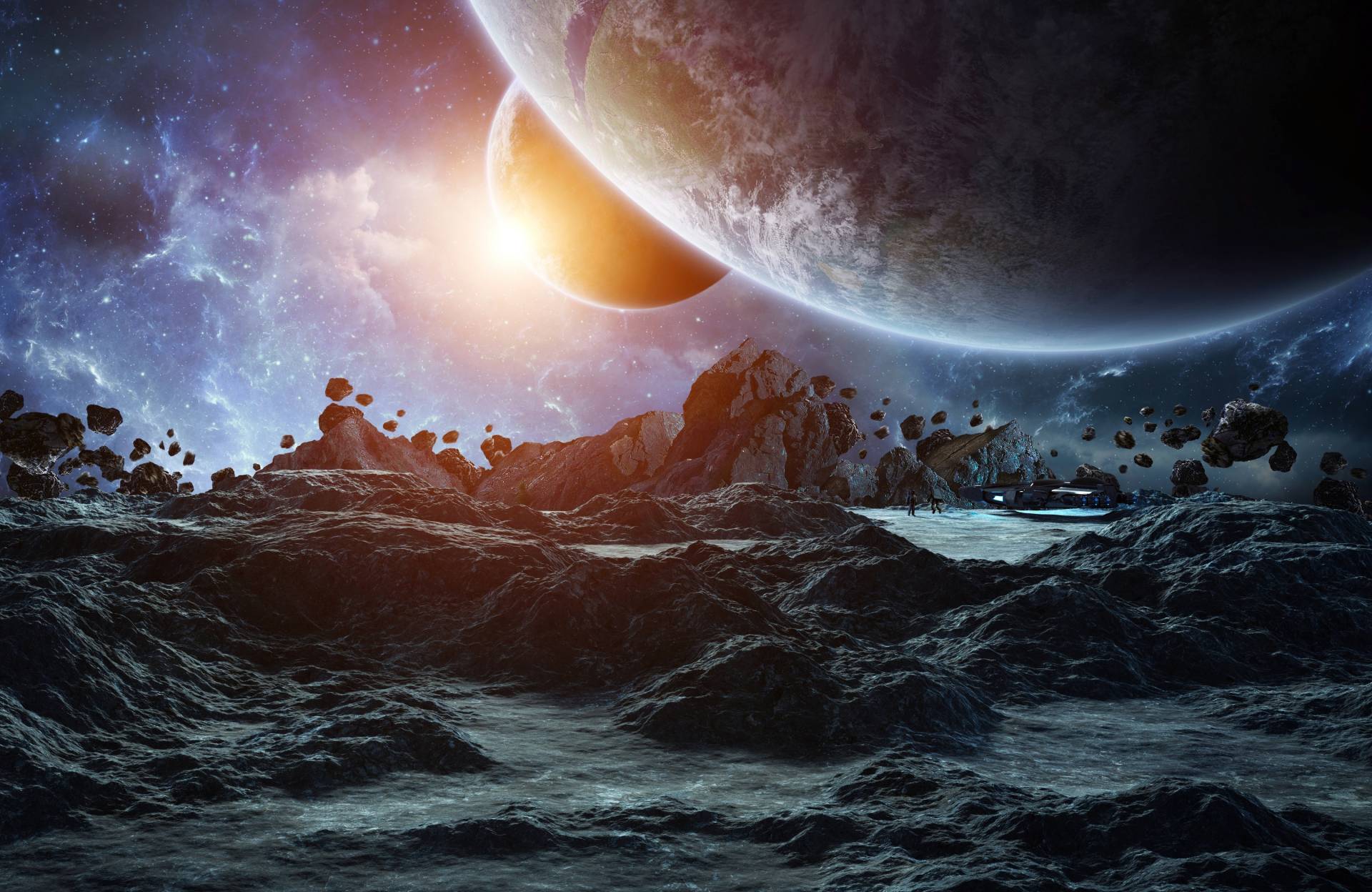Papermoon Fototapete »GALAXIE-WELTALL UNIVERSUM PLANETEN SOLAR SYSTEM STERNE« Papermoon Fototapete »GALAXIE-WELTALL UNIVERSUM PLANETEN SOLAR SYSTEM STERNE« von Papermoon