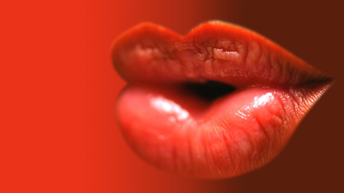 Papermoon Fototapete »Heisse Lippen« Papermoon Fototapete »Heisse Lippen« von Papermoon