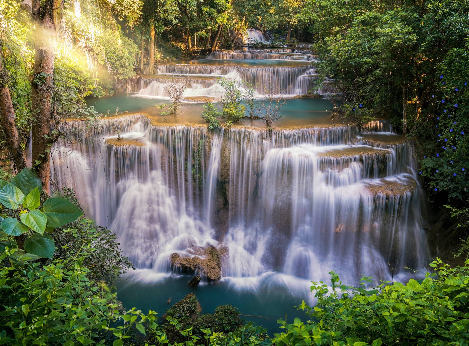Papermoon Fototapete »Huay Mae Khamin Waterfall« Papermoon Fototapete »Huay Mae Khamin Waterfall« von Papermoon