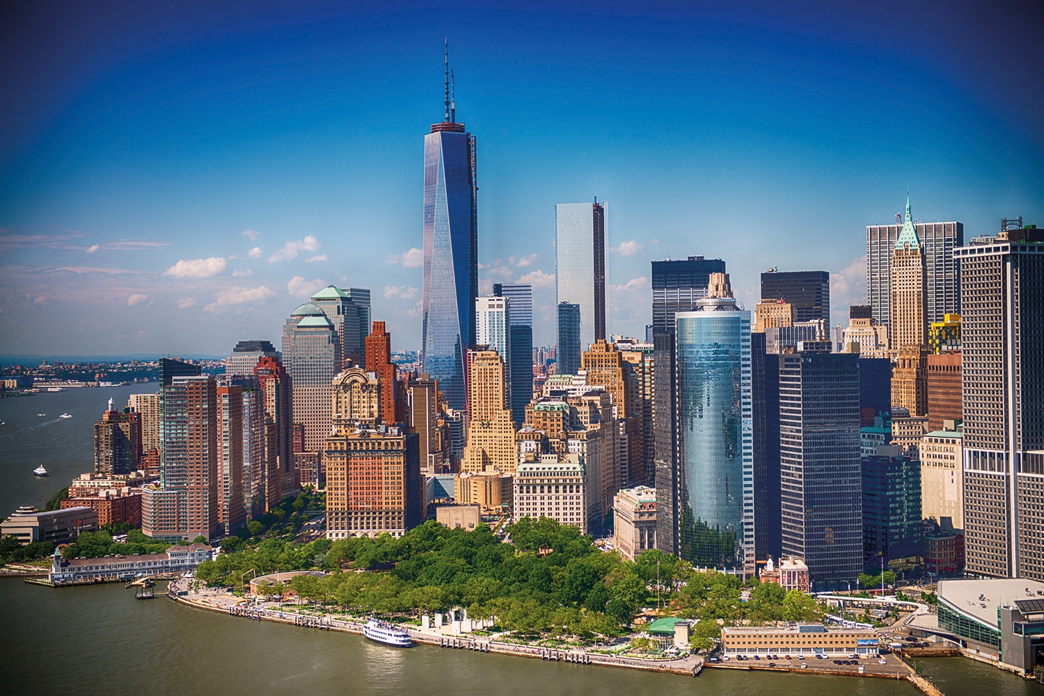 Papermoon Fototapete »Lower Manhattan Skyline« von Papermoon