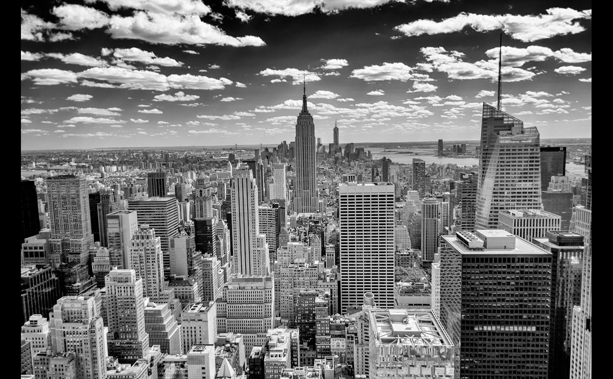 Papermoon Fototapete »Manhattan Panorama« von Papermoon