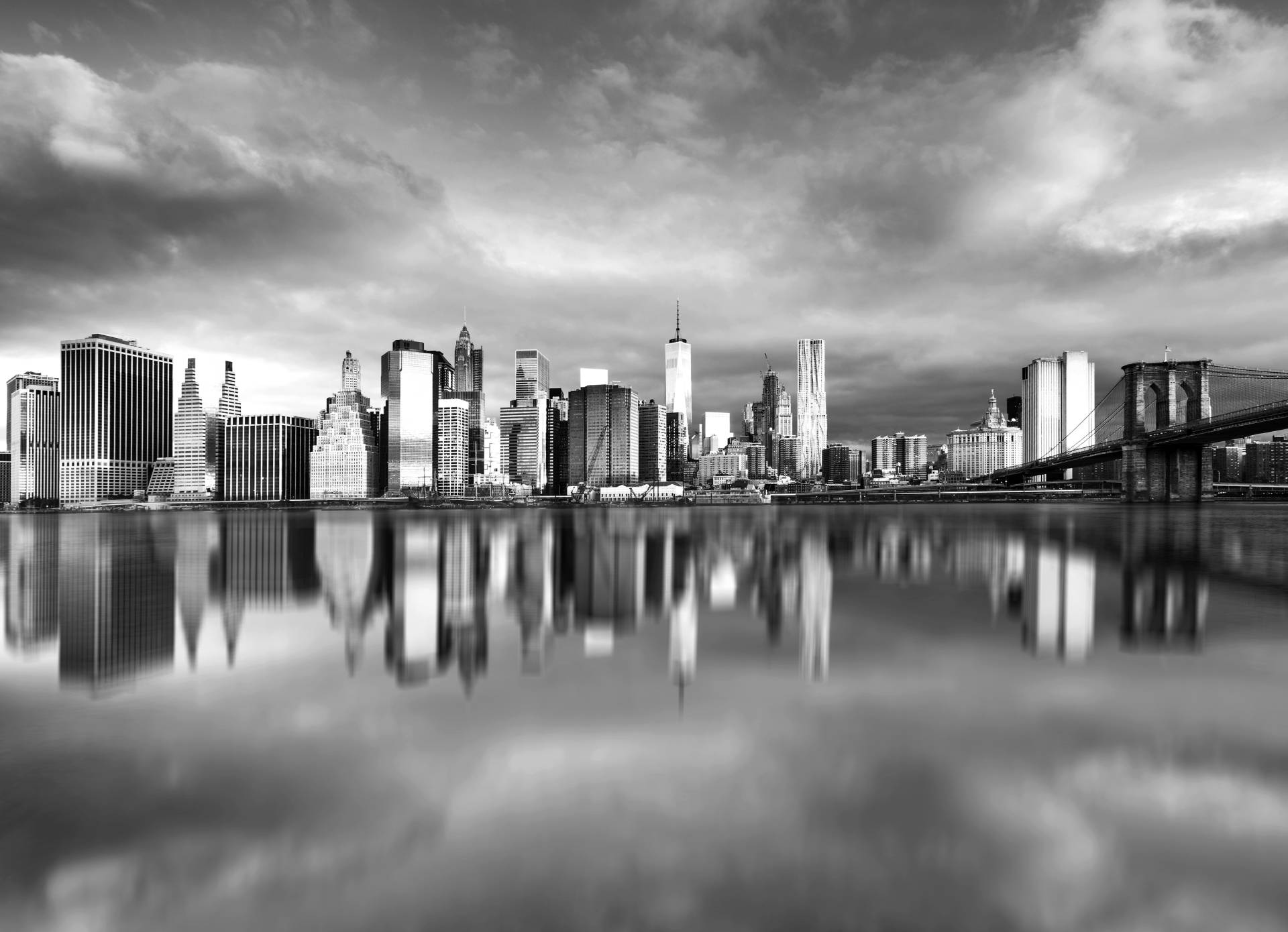 Papermoon Fototapete »New York Schwarz & Weiss« von Papermoon