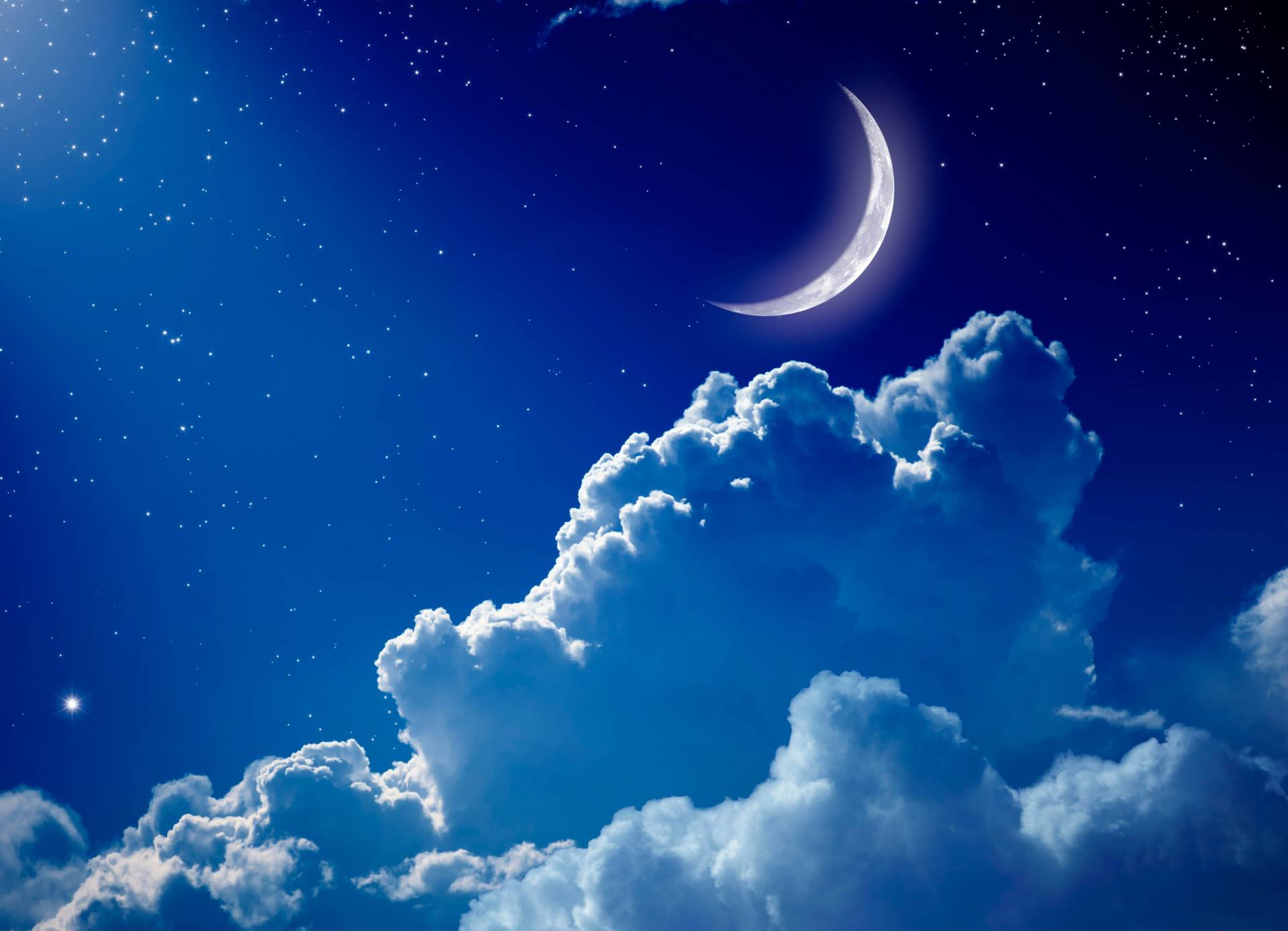 Papermoon Fototapete »Night Sky with Moon« Papermoon Fototapete »Night Sky with Moon« von Papermoon