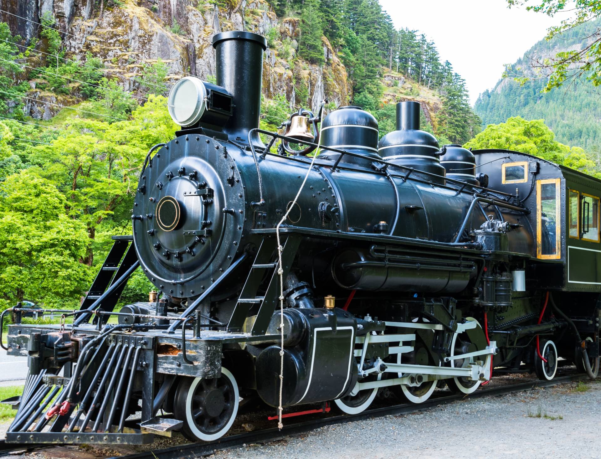 Papermoon Fototapete »Old Steam Locomotive« von Papermoon
