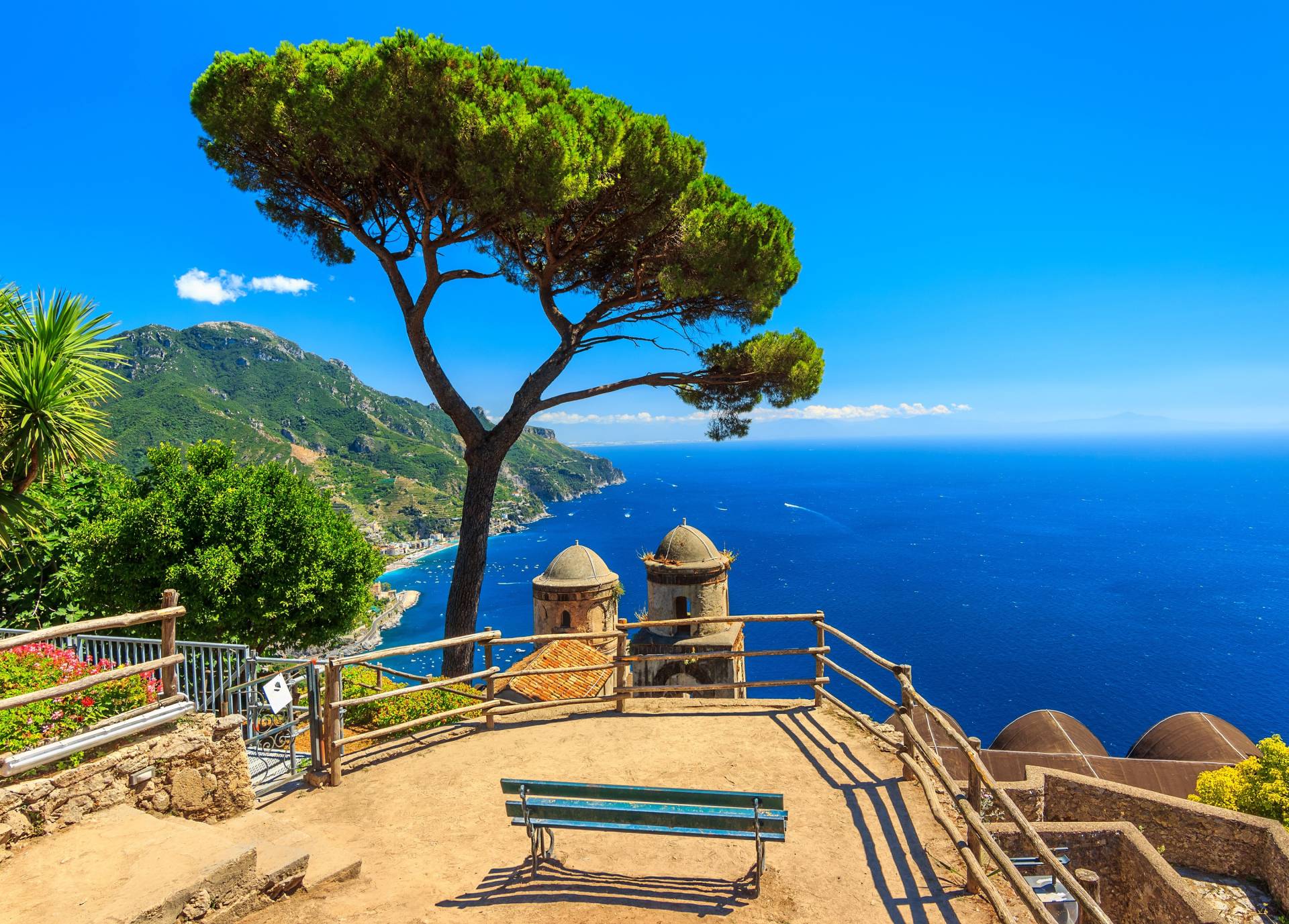 Papermoon Fototapete »Panorama Ravello Amalfi« von Papermoon