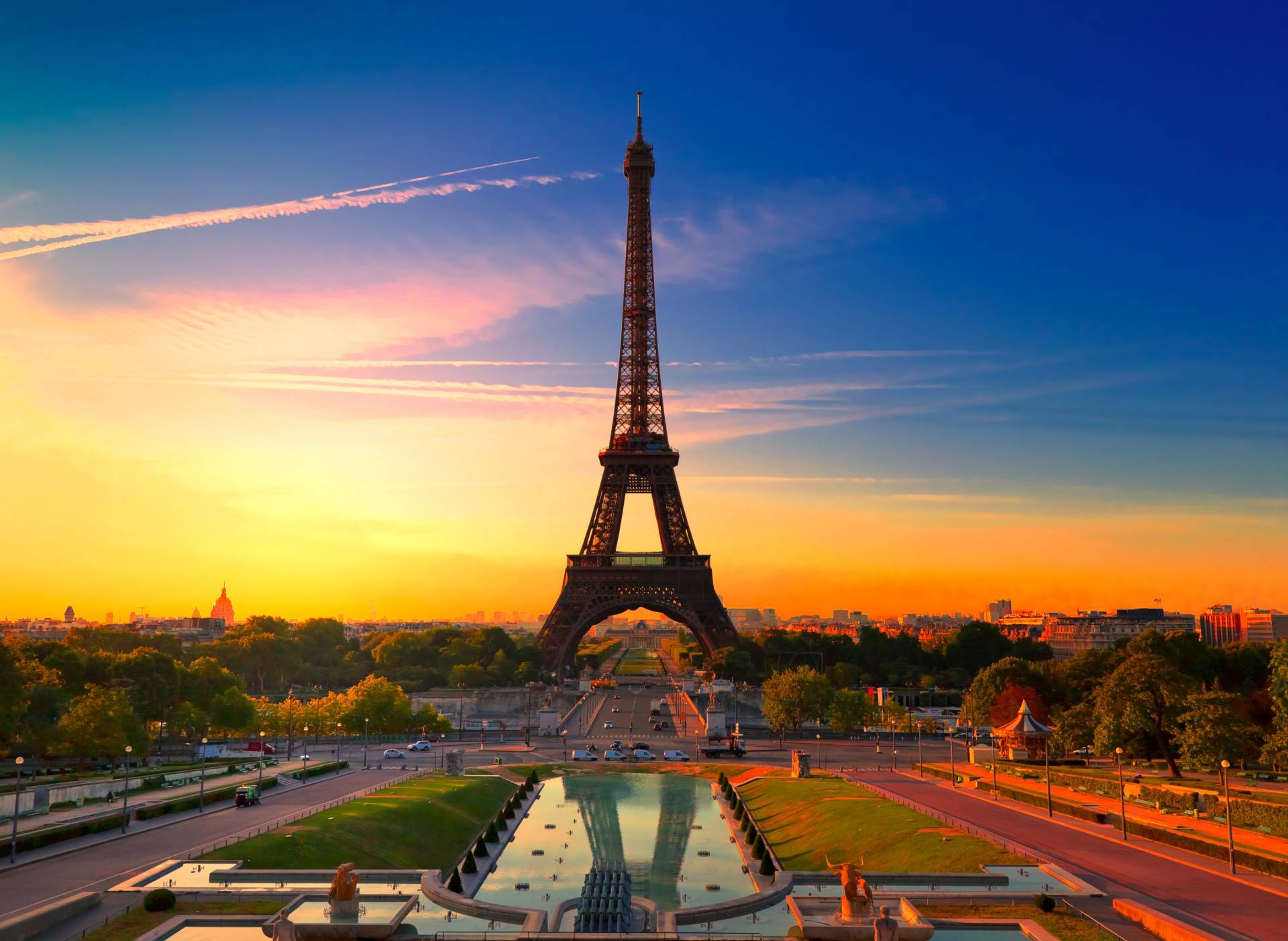 Papermoon Fototapete »Paris Eiffel Tower« von Papermoon