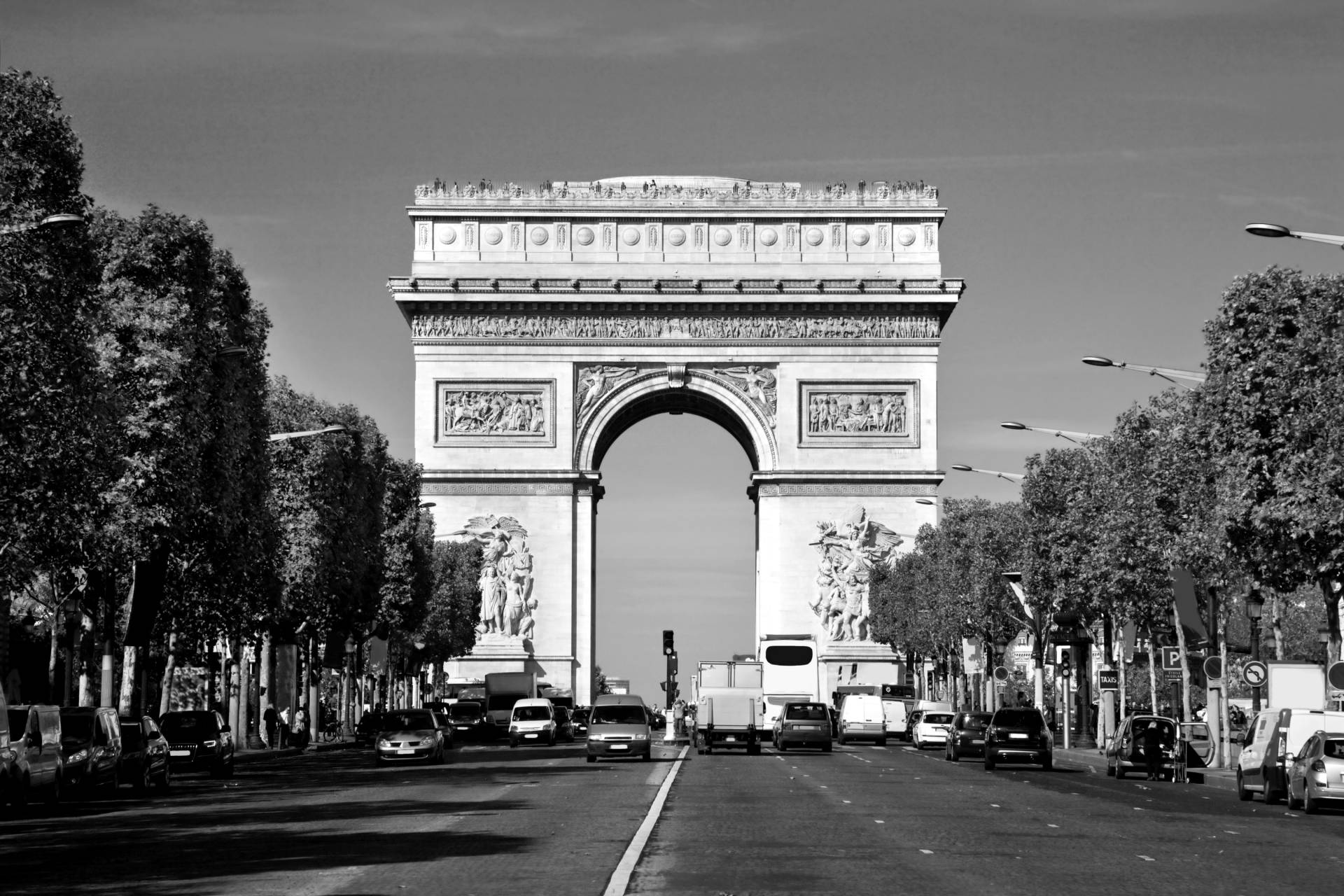 Papermoon Fototapete »Paris Schwarz & Weiss« Papermoon Fototapete »Paris Schwarz & Weiss« von Papermoon