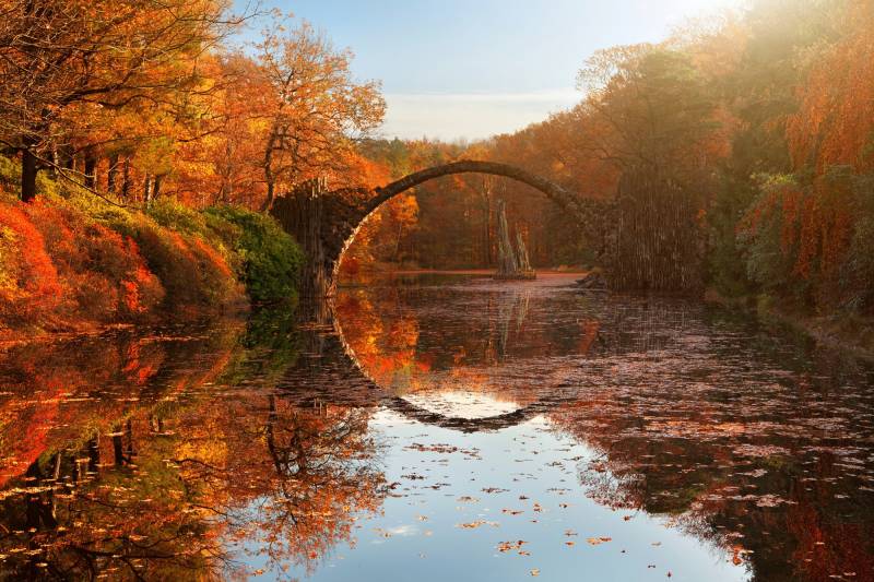 Papermoon Fototapete »Photo-Art DANIEL Å˜EÅ˜ICHA, HERBSTSEE« von Papermoon