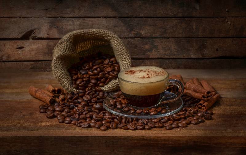 Papermoon Fototapete »Photo-Art MARGARETH PERFONCIO, KAFFEEZEIT« von Papermoon