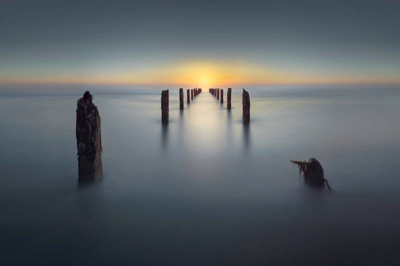 Papermoon Fototapete »Photo-Art NADAV JONAS, LETZTES LICHT« von Papermoon