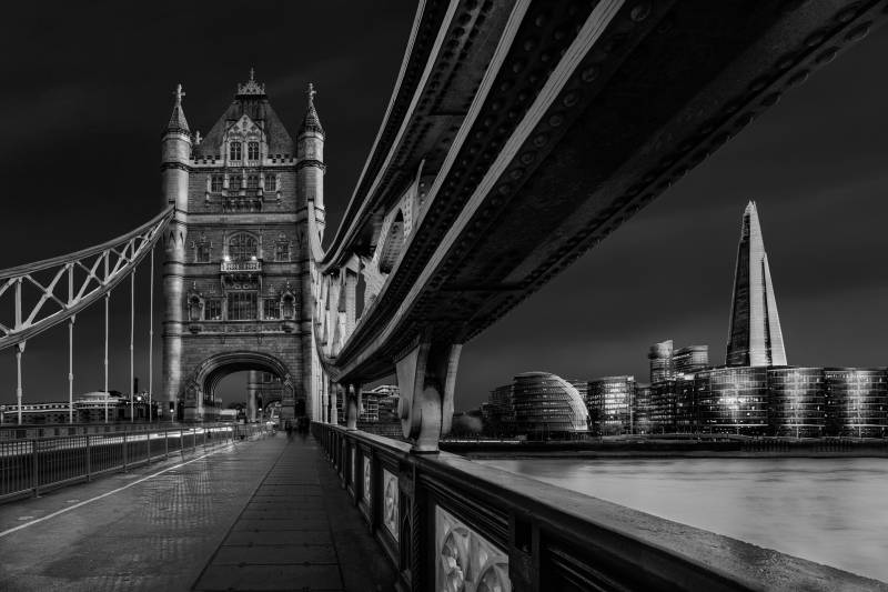 Papermoon Fototapete »Photo-Art NADER EL ASSY, LONDON-SKYLINE« von Papermoon