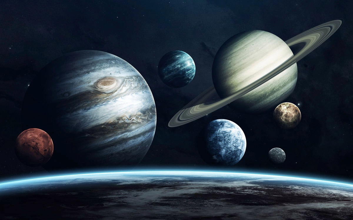Papermoon Fototapete »Planeten« Papermoon Fototapete »Planeten« von Papermoon