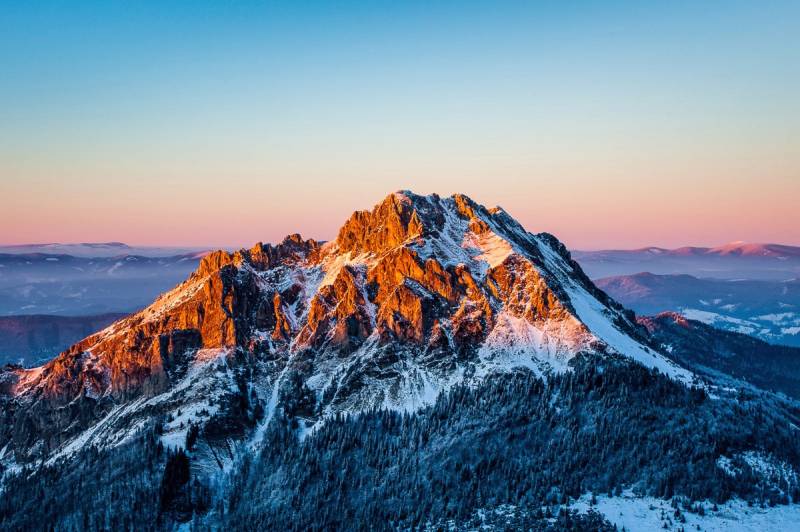 Papermoon Fototapete »Schneeberg« von Papermoon